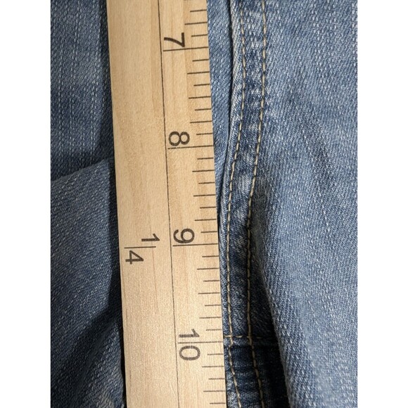 Torrid Jean Shorts Womens Size 16 Blue Denim Cotton Pockets Mid Rise Mid Short - Picture 8 of 10